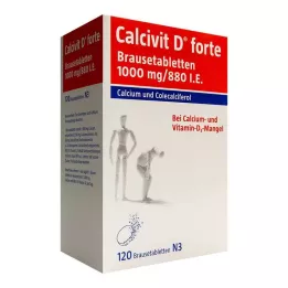 CALCIVIT D forte comprimidos efervescentes, 120 uds