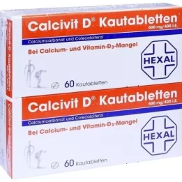 CALCIVIT D Chewing Tablets, 120 pz