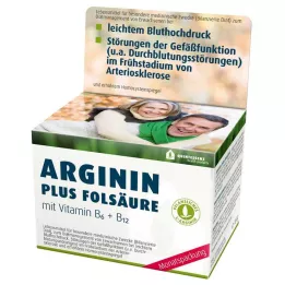 Cápsulas de ácido fólico de arginina más, 120 pz
