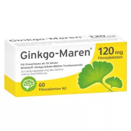 GINKGO-MAREN Comprimidos recubiertos con película de 120 mg, 60 uds