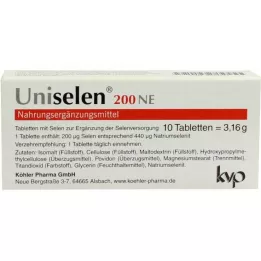 UNISELEN 200 NE tabletas, 10 uds