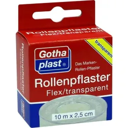 Gothaplast rollo de yeso Flex trp.2,5 cm x 10 m, 1 pieza