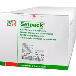 MULLKOMPRESSEN RK estéril de 10 x 10 cm, 12 pliegues, 20 x 10 uds
