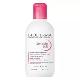 BIODERMA Leche limpiadora Sensibio Lait, 250 ml