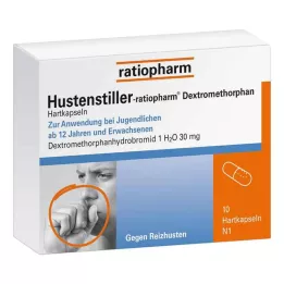 HUSTENSTILLER-Cápsulas de dextrometorfano ratiopharm, 10 uds