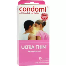 CONDOMI Ultra Thin N, 10 pz