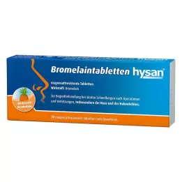 BROMELAIN TABLETTEN Hysan comprimidos gastrorresistentes, 20 uds