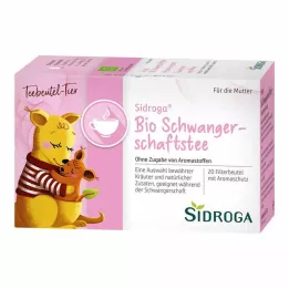 SIDROGA Bolsitas de filtro de té orgánico para embarazadas, 20 x 1,5 g