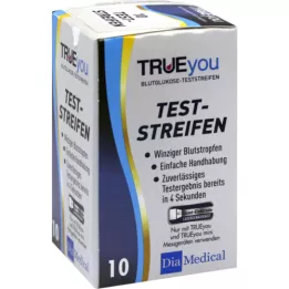 Tira de prueba de azúcar en la sangre TrueYou, 10 pz