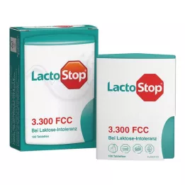 LACTOSTOP 3.300 FCC Dispensador de pastillas con clic, 100 uds