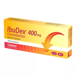 IBUDEX Comprimidos recubiertos con película de 400 mg, 20 uds