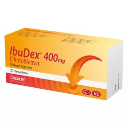 IBUDEX Comprimidos recubiertos con película de 400 mg, 50 uds