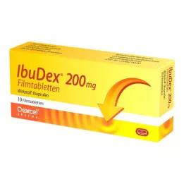 IBUDEX Comprimidos recubiertos con película de 200 mg, 10 uds