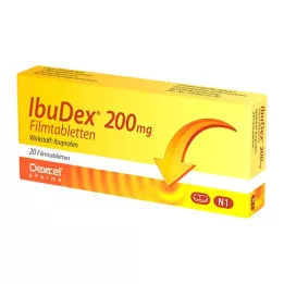 IBUDEX Comprimidos recubiertos con película de 200 mg, 20 uds