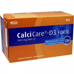 CALCICARE Tabletas efervescentes D3 forte, 120 uds