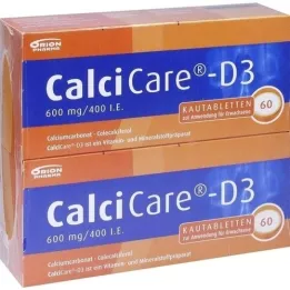 CALCICARE D3 Tabletas de masticación, 120 pz
