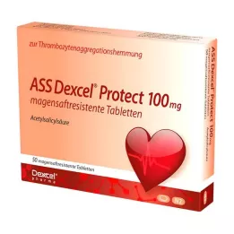 ASS Dexcel Protect 100 mg comprimidos gastrorresistentes, 50 uds