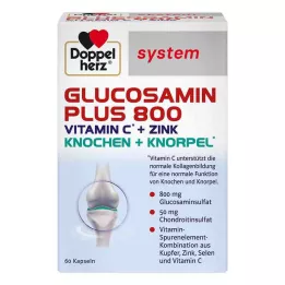 DOPPELHERZ Glucosamina Plus 800 cápsulas del sistema, 60 uds