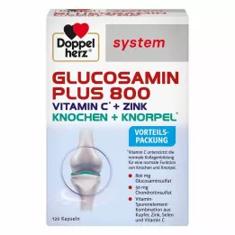 DOPPELHERZ Glucosamina Plus 800 cápsulas del sistema, 120 uds