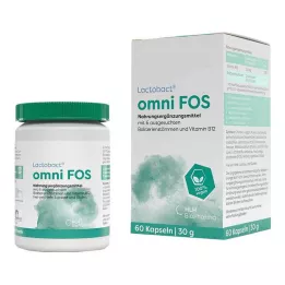 LACTOBACT omni FOS cápsulas gastrorresistentes, 60 uds