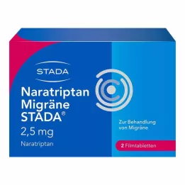 NARATRIPTAN Migraña STADA Comprimidos recubiertos con película de 2,5 mg, 2 uds