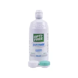 OPTI-FREE Solución para lentes de contacto Puremoist, 300 ml