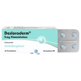 DESLORADERM Comprimidos recubiertos con película de 5 mg, 20 uds