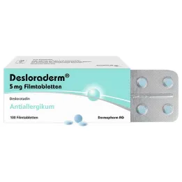 Desloraderm 5 mg tabletas recubiertas de película, 100 st