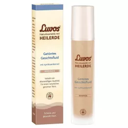 LUVOS Cosmética natural con fluido de arcilla curativa - BRONCE, 50 ml