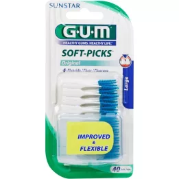GUM Picks blandos grandes, 40 pz