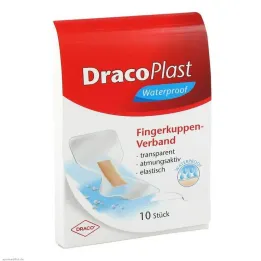 Tiritas impermeables para las yemas de los dedos Dracoplast, 10 piezas
