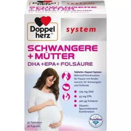 DOPPELHERZ Cápsulas del sistema Embarazadas+Madres, 60 uds