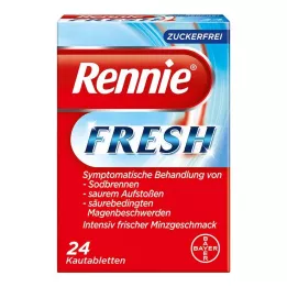 RENNIE FRESH Comprimidos masticables, 24 uds
