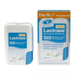 LACTRASE 3.300 FCC comprimidos en dispensador de clic, 100 uds