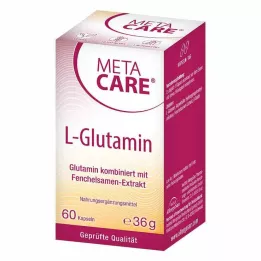 META-CARE Cápsulas de L-Glutamina, 60 uds