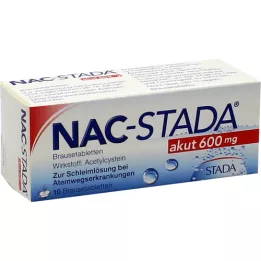NAC Stada Agudo 600 mg Tabletas efervescentes, 10 pz