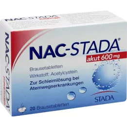 NAC Stada Akut 600 mg Tabletas efervescentes, 20 pz