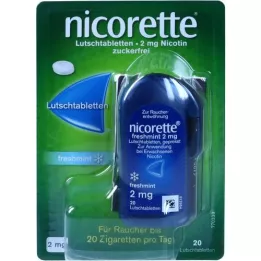 NICORETTE Freshmint 2 mg of lozenges pressed, 20 pcs