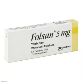 FOLSAN Comprimidos de 5 mg, 50 uds