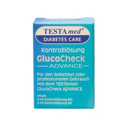 TESTAMED Solución de control GlucoCheck Advance, 4 ml