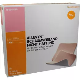ALLEVYN Apósito de espuma 19x21 cm no adherente, 12 uds