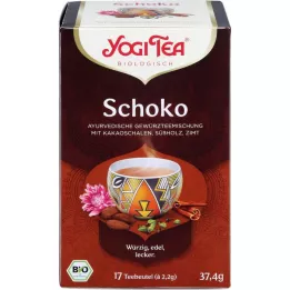 YOGI TEA Bolsas de filtro de chocolate orgánico, 17 x 2,0 g