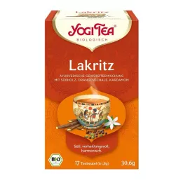YOGI TEA Bolsas de filtro orgánicas de regaliz, 17 x 1,8 g
