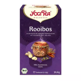 YOGI TEA Bolsitas de filtro de té rooibos orgánico, 17 x 1,8 g