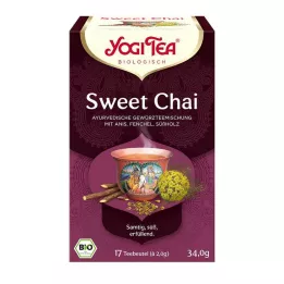 YOGI TEA Bolsas de filtro orgánicas Sweet Chai, 17 x 2,0 g