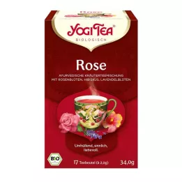 YOGI TEA Bolsas de filtro Bio Rose, 17 x 2,0 g