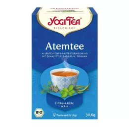 YOGI TEA Bolsas de filtro orgánicas de té Breath Tea, 17 x 1,8 g