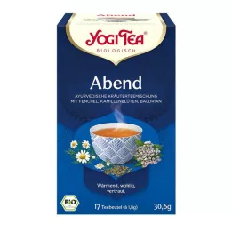 YOGI TEA Bolsitas de filtro orgánicas para té de la tarde, 17 x 1,8 g