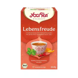 YOGI TEA Bolsas de filtro biológico Lebensfreude, 17 x 1,8 g