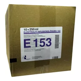 ELEKTROLYT Inf.-LSG. 153 PE-Botella, 10x250 ml